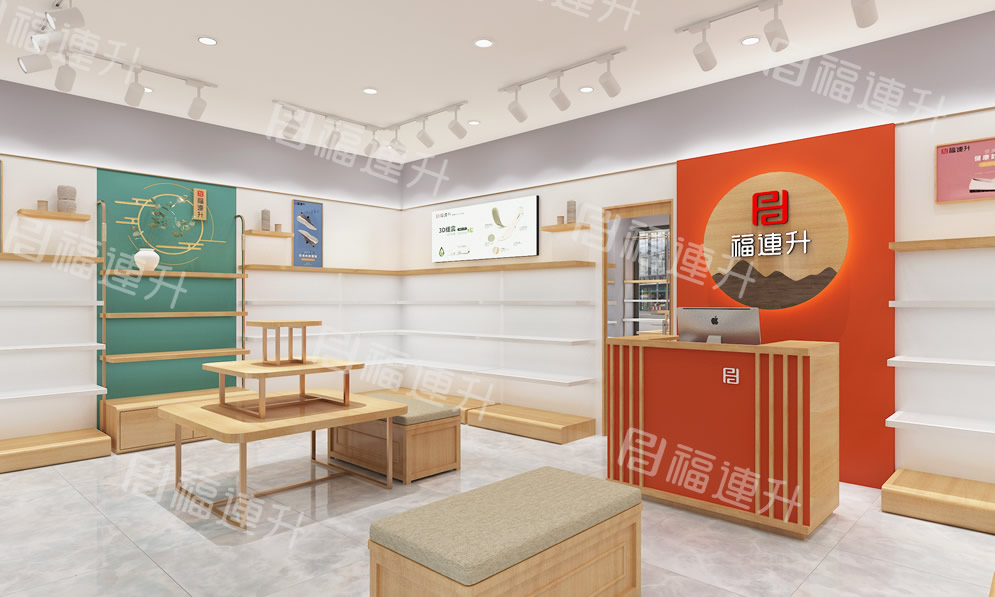 福連升健康舒適休閑鞋、老北京布鞋店面效果圖4