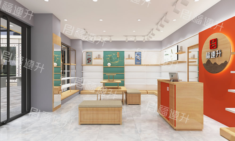 福連升健康舒適休閑鞋、老北京布鞋店面效果圖5