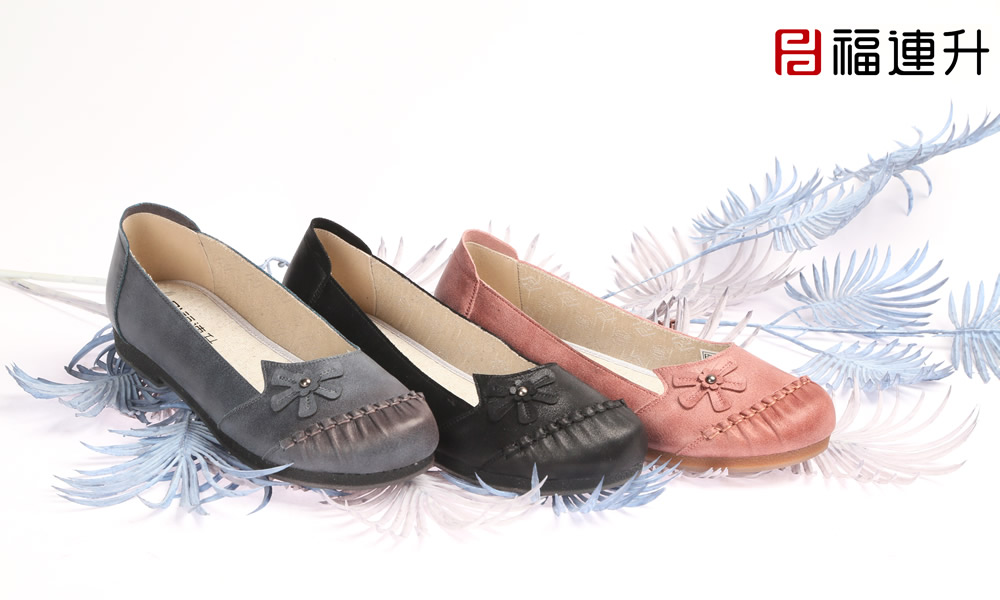 福連升平跟舒適淺口休閑女鞋 輕便老北京布鞋圖片