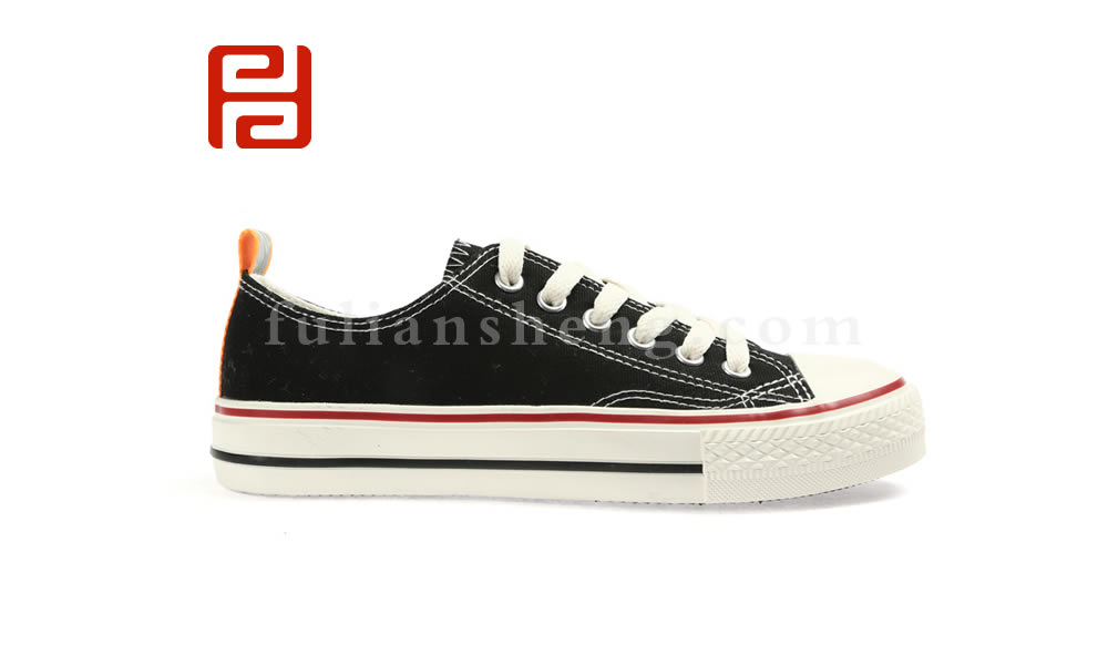 福連升帆布鞋小白鞋女夏季新款休閑鞋 舒適透氣板鞋圖片