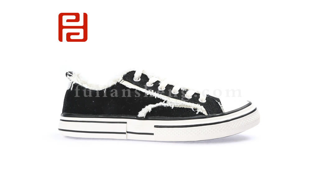 福連升帆布鞋 男潮流百搭休閑明星網(wǎng)紅乞丐鞋板鞋圖片