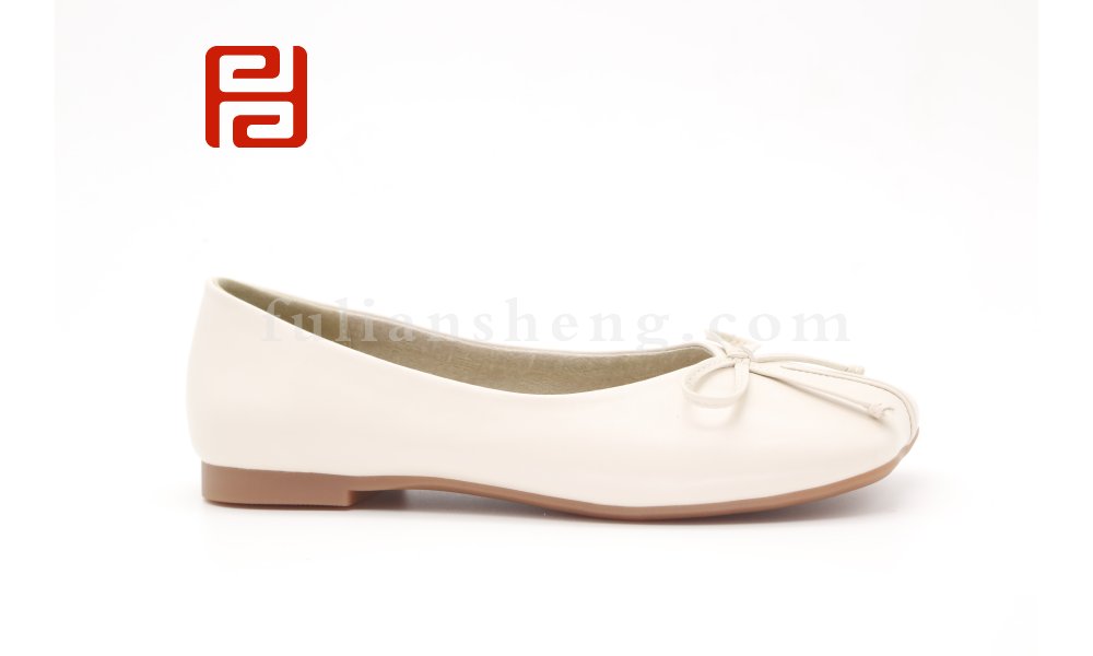 福連升平底瓢鞋淺口單鞋女軟底百搭鞋棉麻舒適圖片