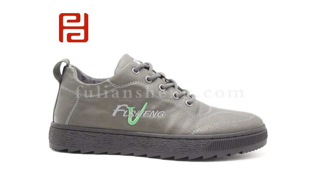 福連升2020冬季新款雨傘布面料男百搭時(shí)尚潮流板鞋圖片