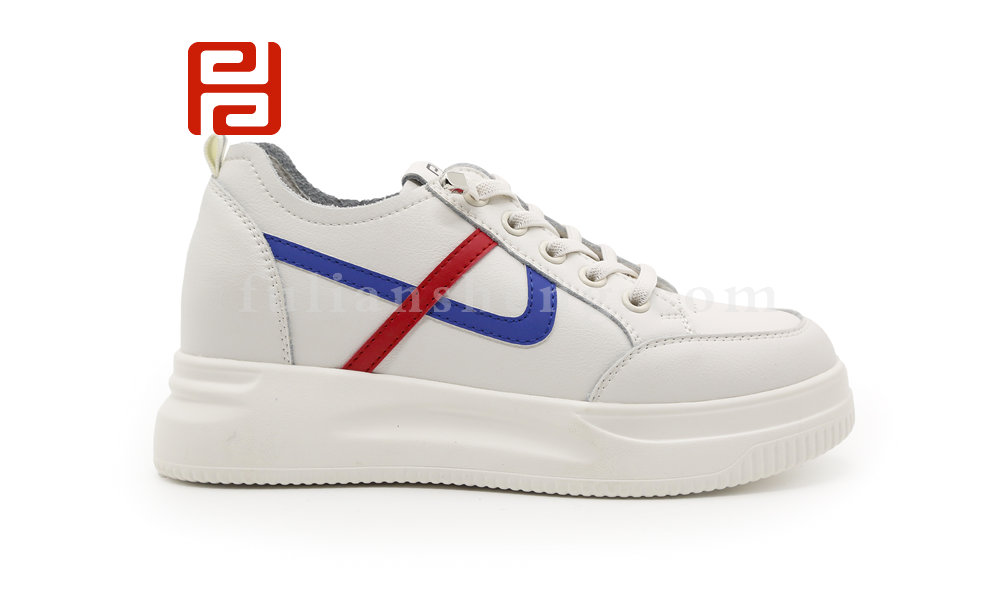 福連升休閑鞋20冬季小白鞋女百搭平底女鞋松糕鞋厚底板鞋圖片