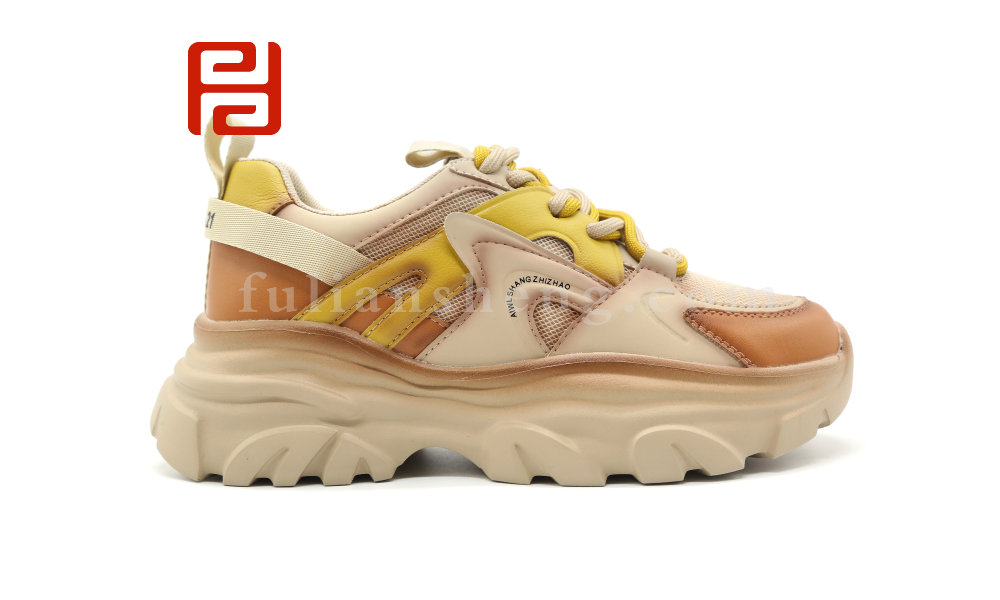 福連升秋季時(shí)尚運(yùn)動(dòng)鞋女鞋單鞋厚底老爹鞋