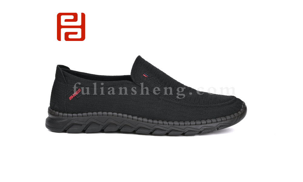 福連升春秋休閑男鞋舒適休閑手縫鞋中老年單鞋