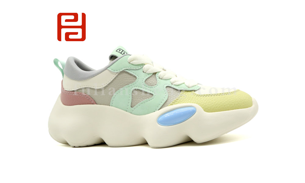 福連升春秋女鞋單鞋時尚運動厚底鞋子