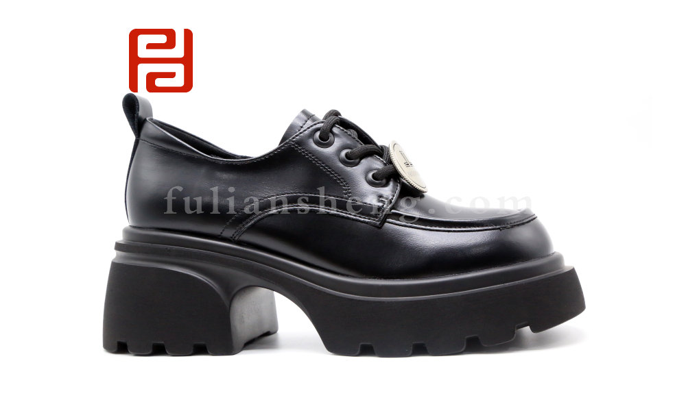 福連升春秋新款時尚休閑單鞋樂福鞋女鞋