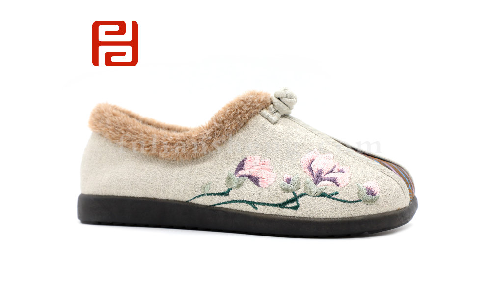 福連升冬季新款中國風尚老北京布鞋漢唐風韻漢舞鞋