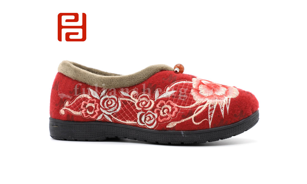 福連升冬季新款中國(guó)風(fēng)尚老北京布鞋漢唐風(fēng)韻漢舞鞋