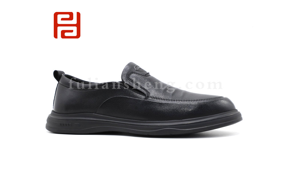 輕松工作男鞋商務(wù)休閑皮鞋3D緩震鞋墊棉麻里布