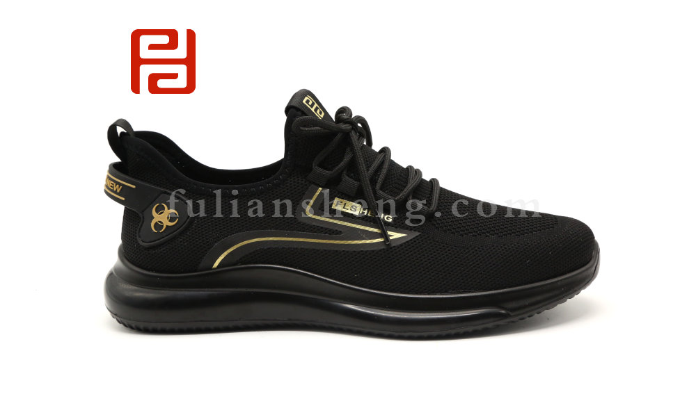 福連升休閑鞋時(shí)尚舒適柔軟透氣飛織運(yùn)動(dòng)漫步旅游男鞋圖片