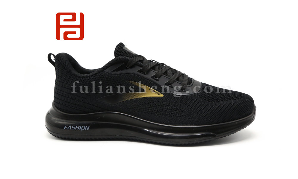福連升休閑運(yùn)動(dòng)鞋春季飛織男鞋輕便緩震舒適漫步鞋圖片