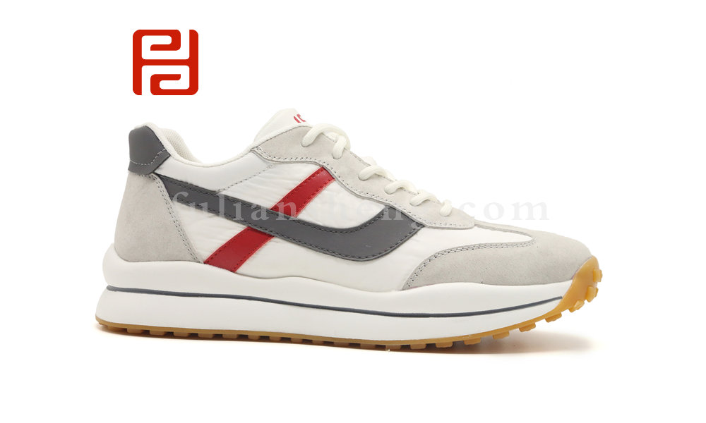 福連升休閑運(yùn)動(dòng)鞋子男百搭春季阿甘鞋中年棉麻舒適圖片