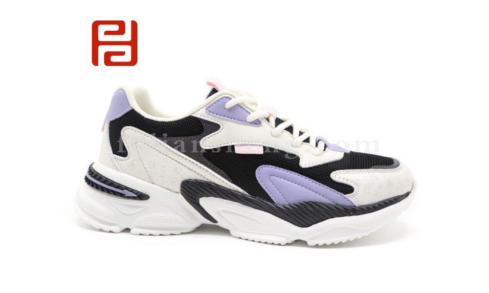 福連升休閑運(yùn)動(dòng)女鞋復(fù)古拼色時(shí)尚休閑運(yùn)動(dòng)鞋舒適透氣圖片