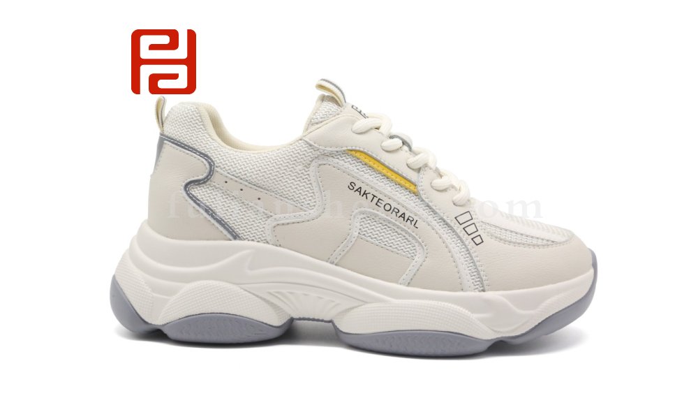 福連升秋季厚底內(nèi)增高休閑運(yùn)動女鞋時(shí)尚運(yùn)動老爹鞋圖片