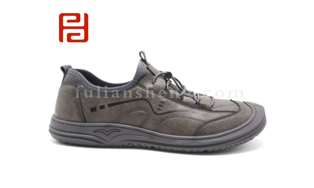 福連升2021秋季新款翻頭一腳蹬時(shí)尚休閑男鞋開車鞋圖片