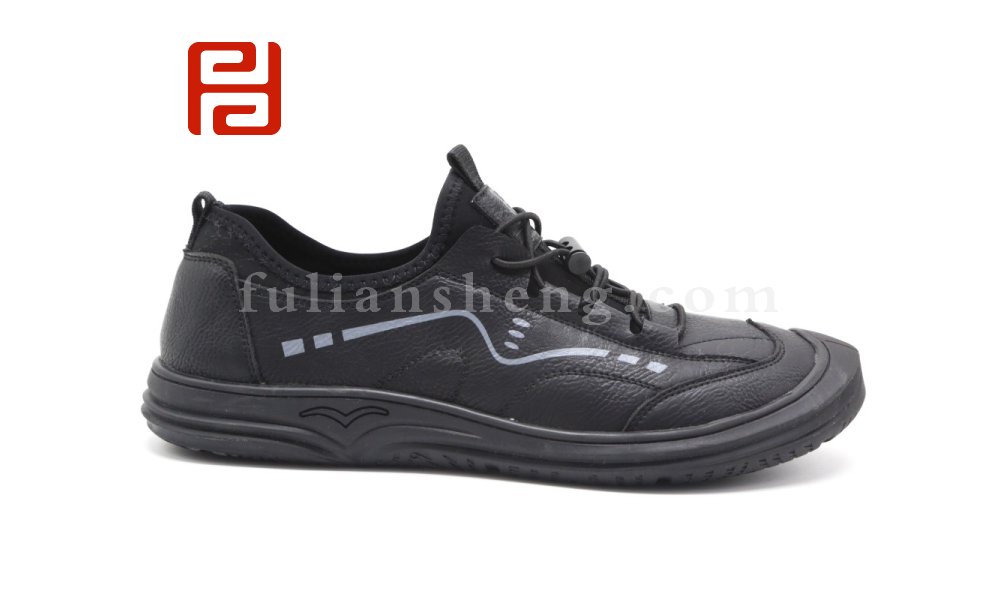 福連升2021秋季新款翻頭一腳蹬時(shí)尚休閑男鞋開車鞋圖片