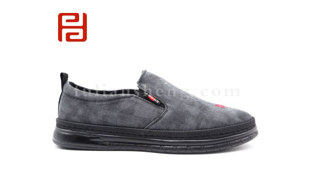 福連升休閑鞋冬加絨中國(guó)風(fēng)一腳蹬男鞋舒適果凍底圖片