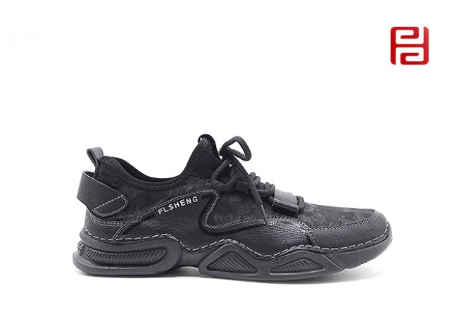 福連升春季新款休閑運動旅游鞋戶外漫步鞋拼色男鞋