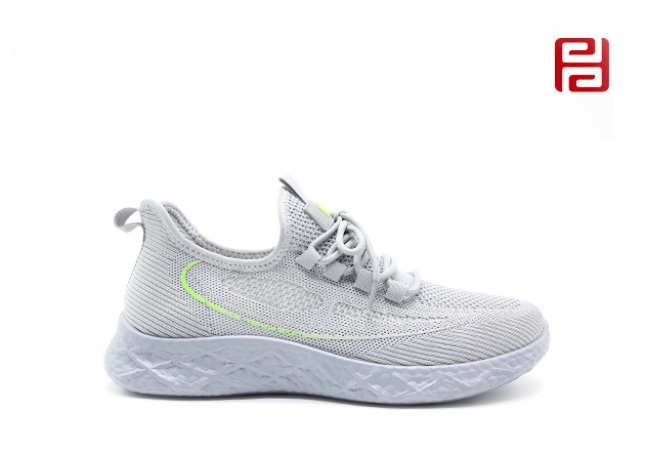 福連升夏季休閑運(yùn)動(dòng)漫步鞋飛織透氣軟底舒適男鞋