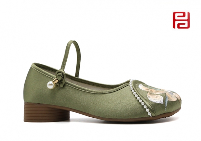 福連升夏季女鞋中國(guó)風(fēng)傳統(tǒng)民族風(fēng)漢唐風(fēng)韻舞蹈鞋鞋