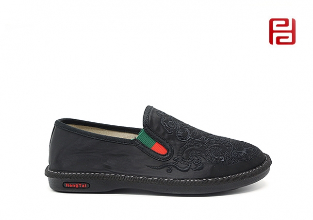 福連升老北京布鞋沖服呢中國風(fēng)尚棉麻里布輕便男社會鞋