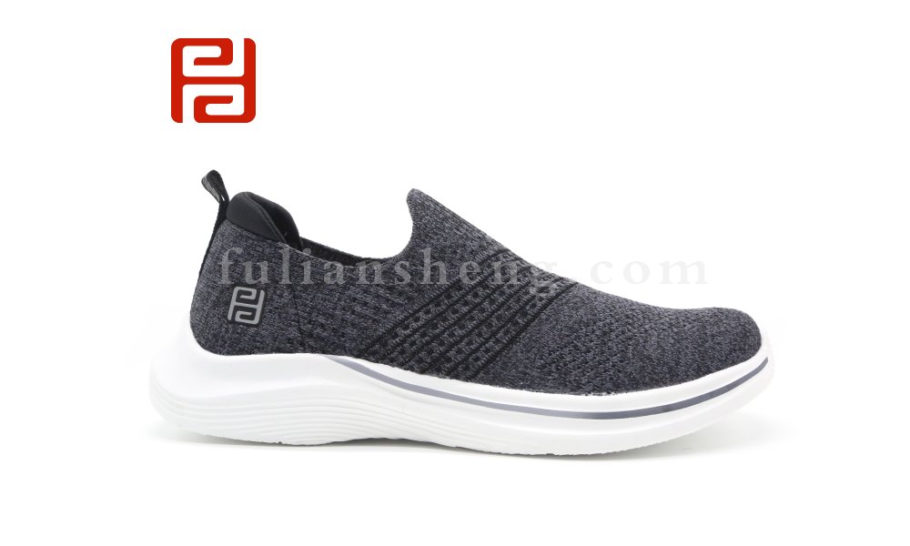 福連升春季新款舒適軟底透氣漫步鞋男鞋輕便一腳蹬健步鞋